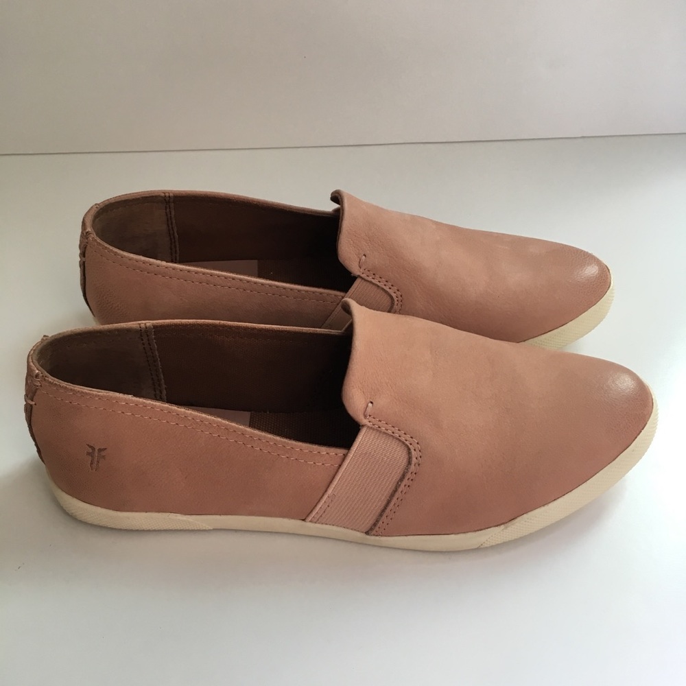 Frye Blush Pink Leather Sneakers